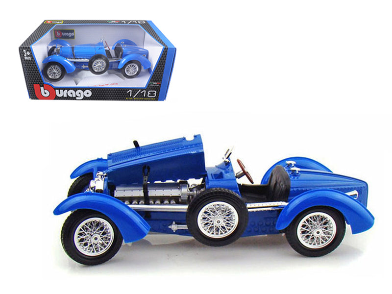 1934 Bugatti Type 59 Blue 1/18 Diecast Model Car by Bburago free shipping USA