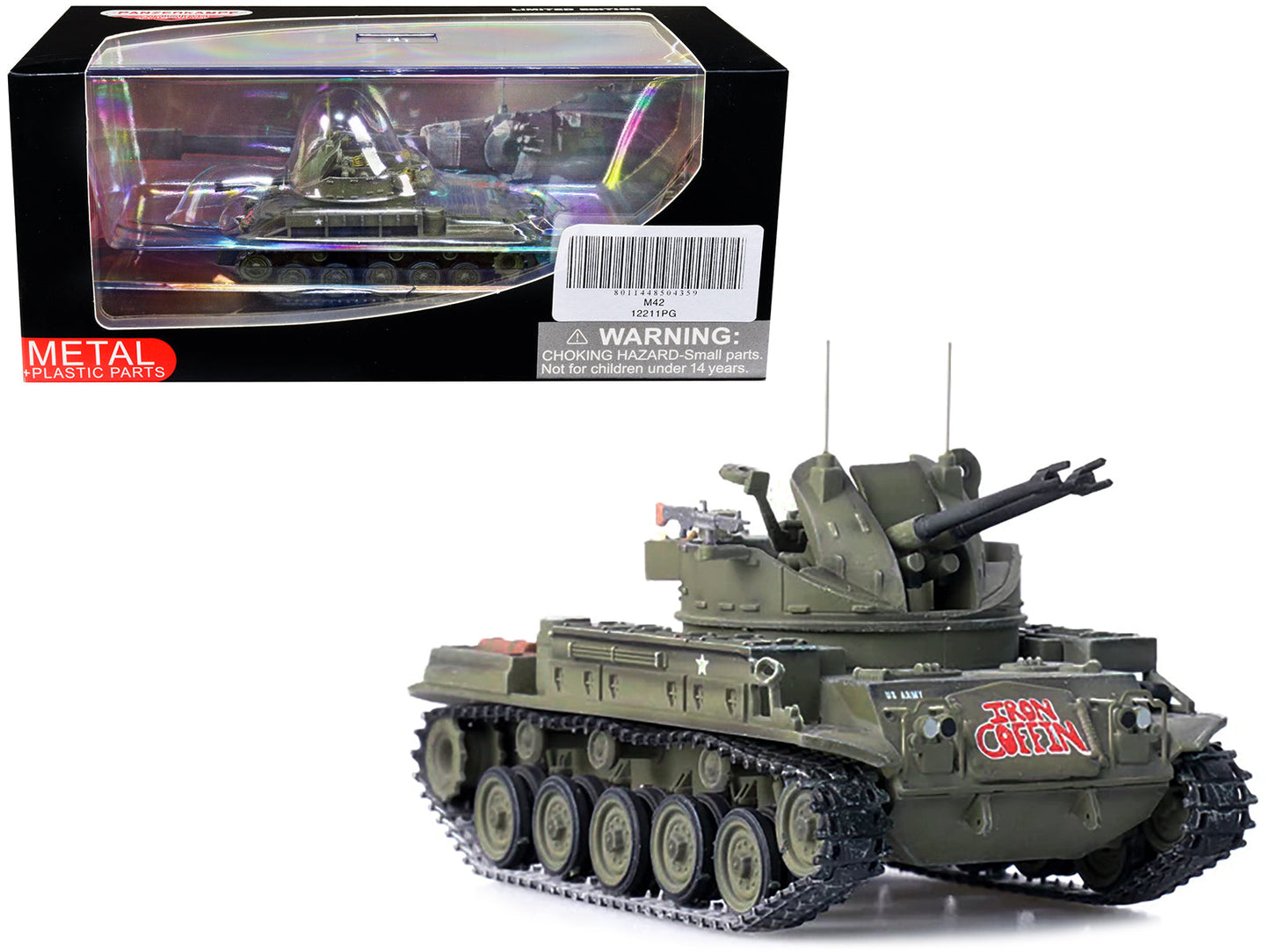 M42 Duster Self-Propelled Anti-Aircraft Gun "Iron Coffin" "US - Vietnam War" 1/72 Diecast Model by Panzerkampf free shipping USA