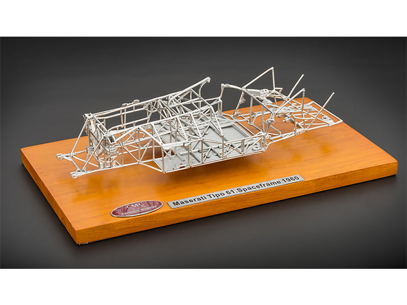 1960 Maserati Tipo 61 Birdcage Spaceframe 1/18 Diecast Model by CMC free shipping USA