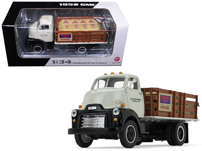 1952 GMC COE Stake Truck with Sack Load K & B Potato Farms Inc. 1/34 Diecast Model by First Gear free shipping USA