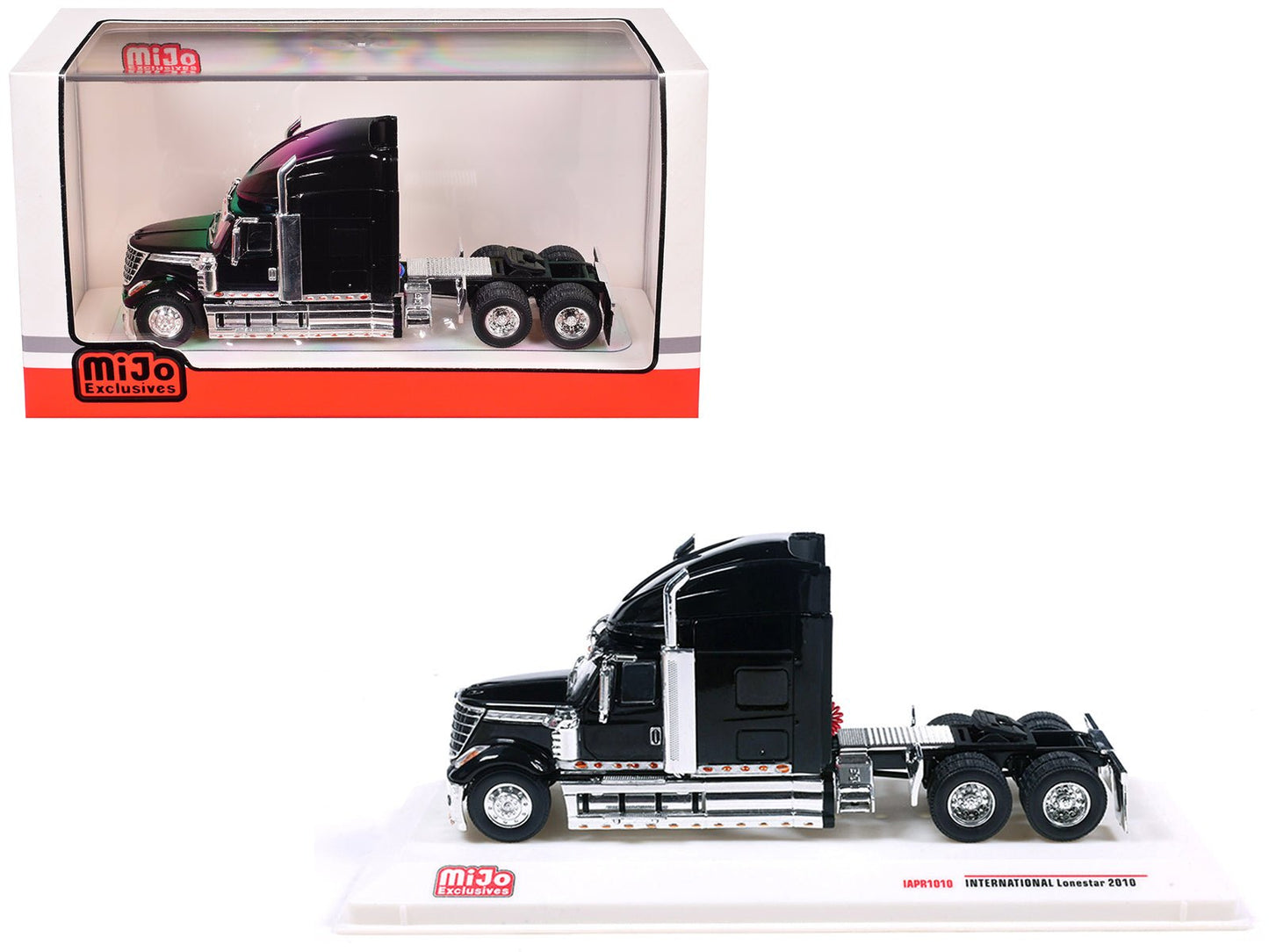 2010 International Lonestar Truck Tractor Black 1/64 Diecast Model by IXO Models free shipping USA
