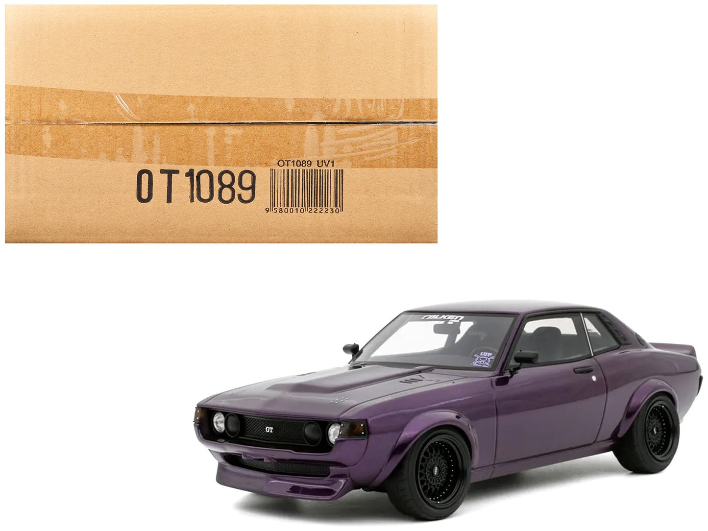 2015 Toyota Celica (RA24) Restomod Midnight Purple Metallic Limited Edition to 2000 pieces Worldwide 1/18 Model Car by Otto Mobile free shipping USA