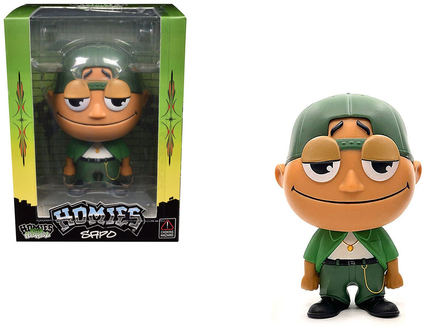 Sapo 4.5" Figure "Homies Big Headz" Series 4 Model by Homies free shipping USA