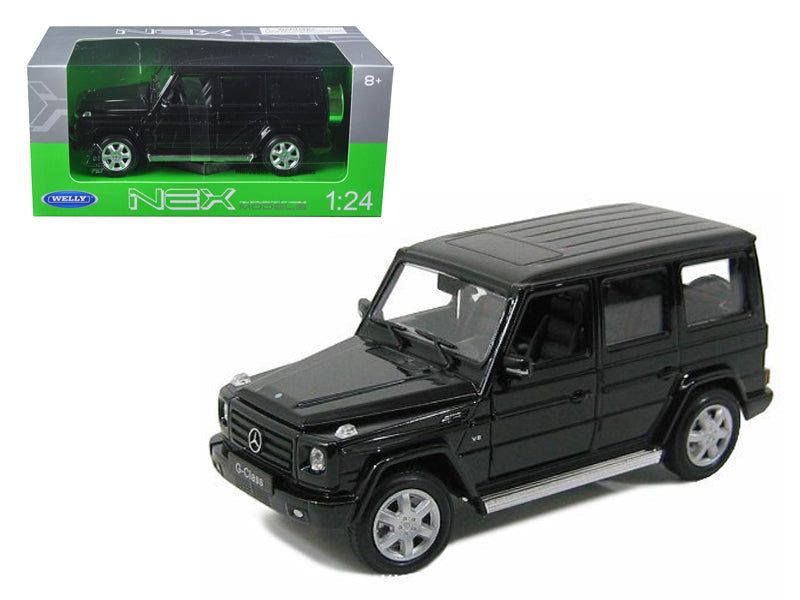 Mercedes Benz G Class Wagon Black 1/24-1/27 Diecast Model Car by Welly free shipping USA