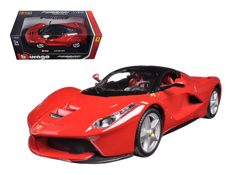Ferrari LaFerrari F70 Red with Black Top 1/24 Diecast Model Car by Bburago free shipping USA
