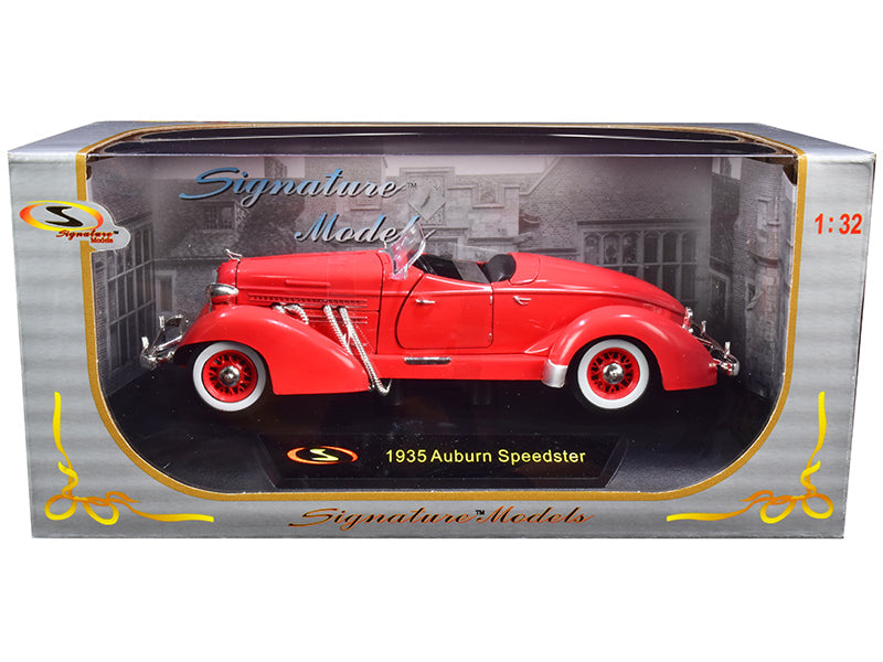 1935 Auburn Speedster Coral Red 1/32 Diecast Model Car by Signature Models free shipping USA