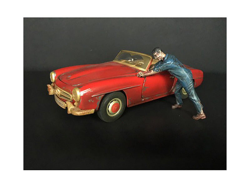 Zombie Mechanic Figurine IV for 1/18 Scale Models by American Diorama free shipping USA