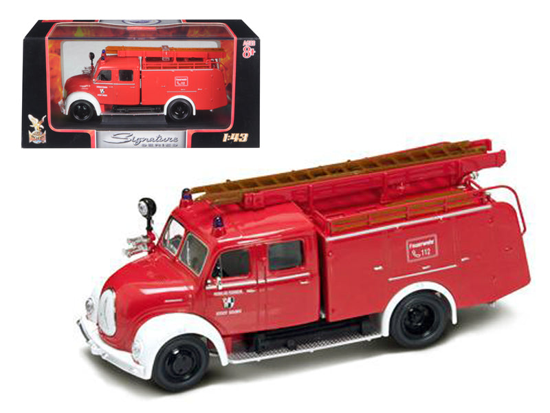 1961 Magirus Deutz Mercur TLF-16 Red/White 1/43 Diecast Model Car by Road Signature free shipping USA