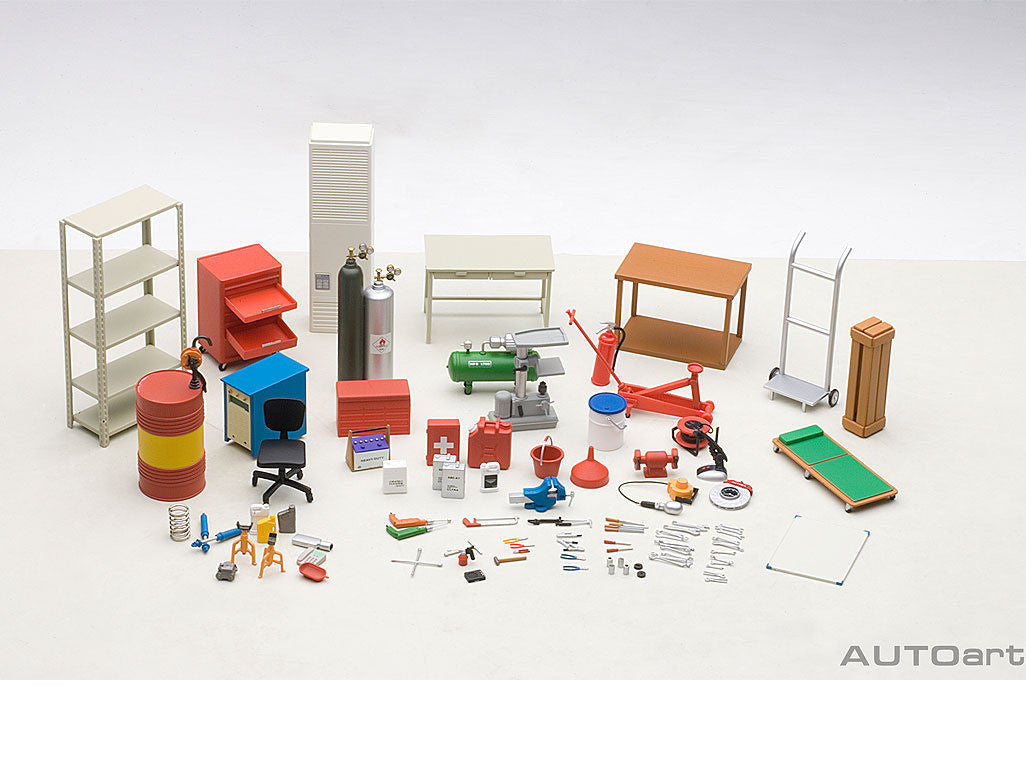 Garage Kit Set for 1/18 Scale Models by Autoart free shipping USA