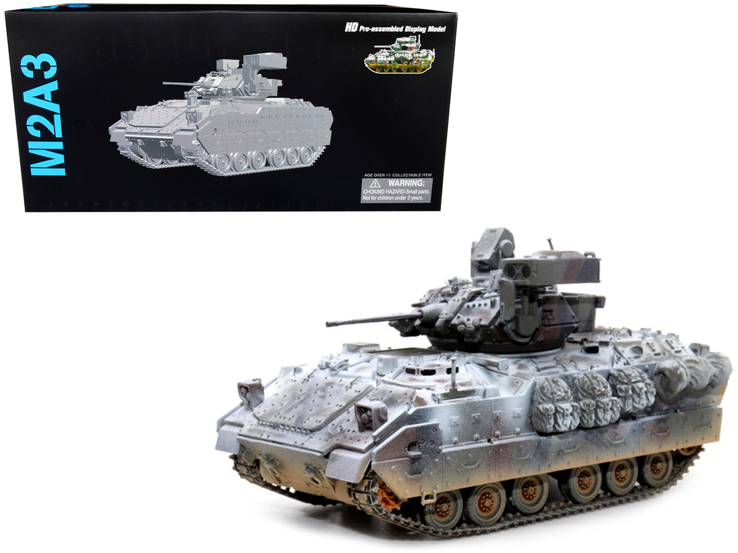 United States M2A3 Bradley IFV (Infantry Fighting Vehicle) Camouflage (Snowy Version) "NEO Dragon Armor" Series 1/72 Plastic Model by Dragon Models free shipping USA