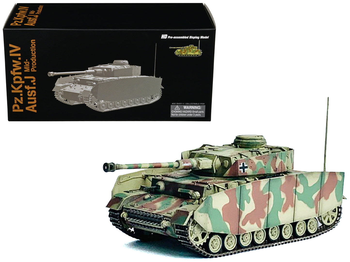 Germany Pz.Kpfw.IV Ausf.J Mid Production Tank "Pz.Abt.115 15.Pz.Gren.Div. Champs Belgium" (1944) "NEO Dragon Armor" Series 1/72 Plastic Model by Dragon Models free shipping USA