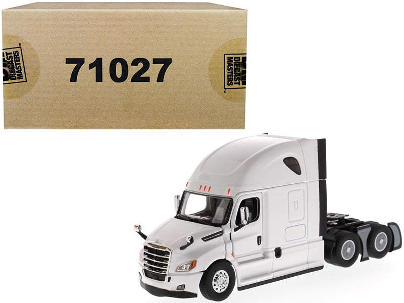 Freightliner New Cascadia Sleeper Cab Truck Tractor Pearl White 1/50 Diecast Model by Diecast Masters free shipping USA