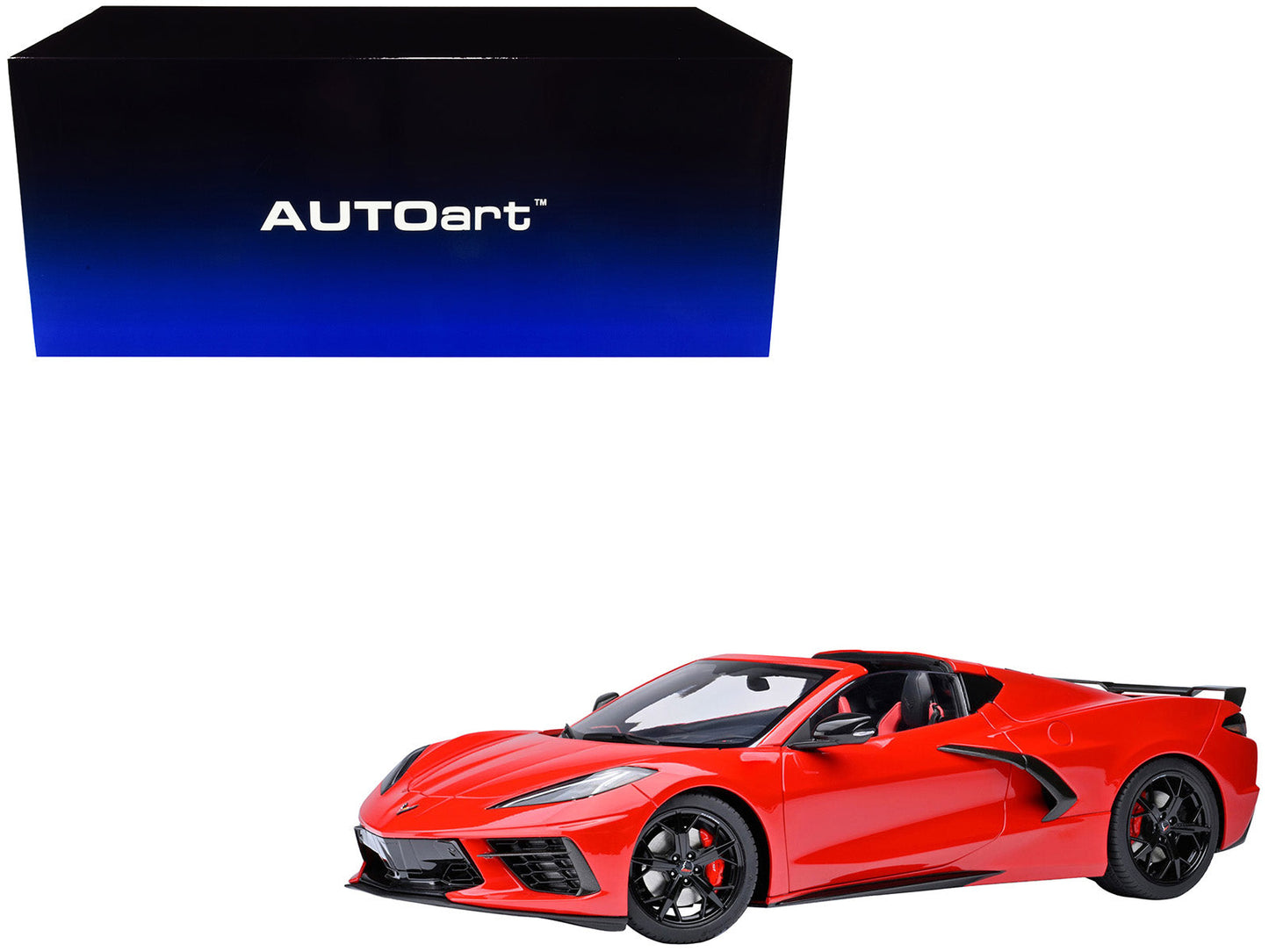 2020 Chevrolet Corvette C8 Stingray Torch Red 1/18 Model Car by Autoart free shipping USA