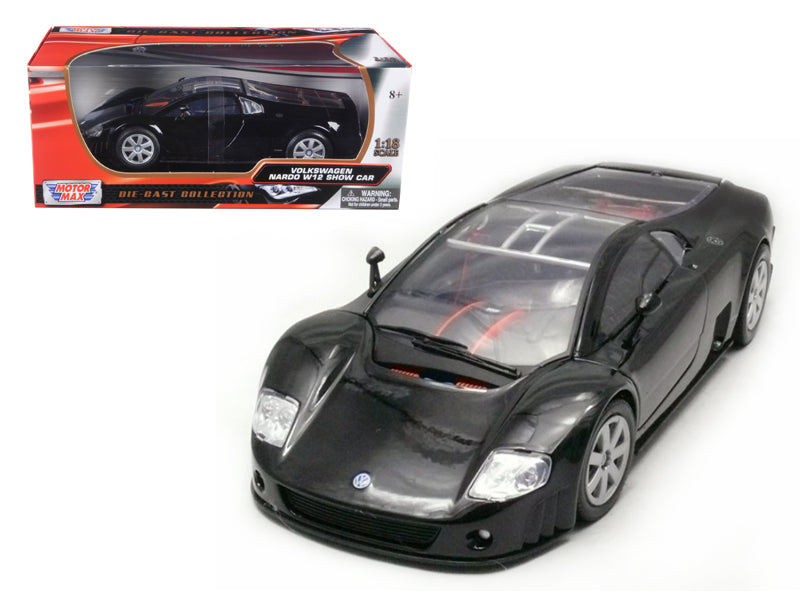 Volkswagen Nardo W12 Show Car Black 1/18 Diecast Model Car by Motormax free shipping USA