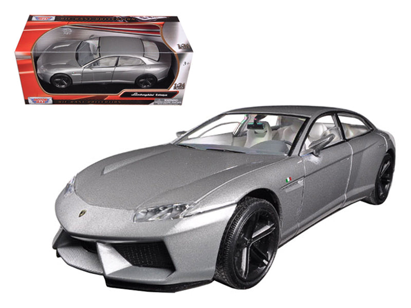 Lamborghini Estoque Grey 1/24 Diecast Model Car by Motormax free shipping USA
