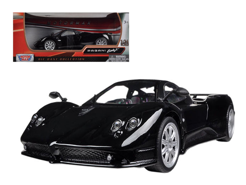 Pagani Zonda F Black 1/24 Diecast Car Model by Motormax free shipping USA