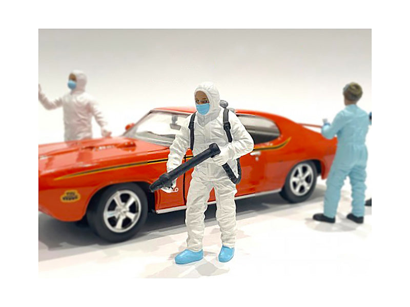Hazmat Crew Figurine I for 1/18 Scale Models by American Diorama free shipping USA