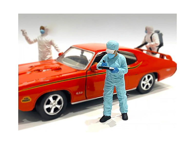 Hazmat Crew Figurine IV for 1/24 Scale Models by American Diorama free shipping USA