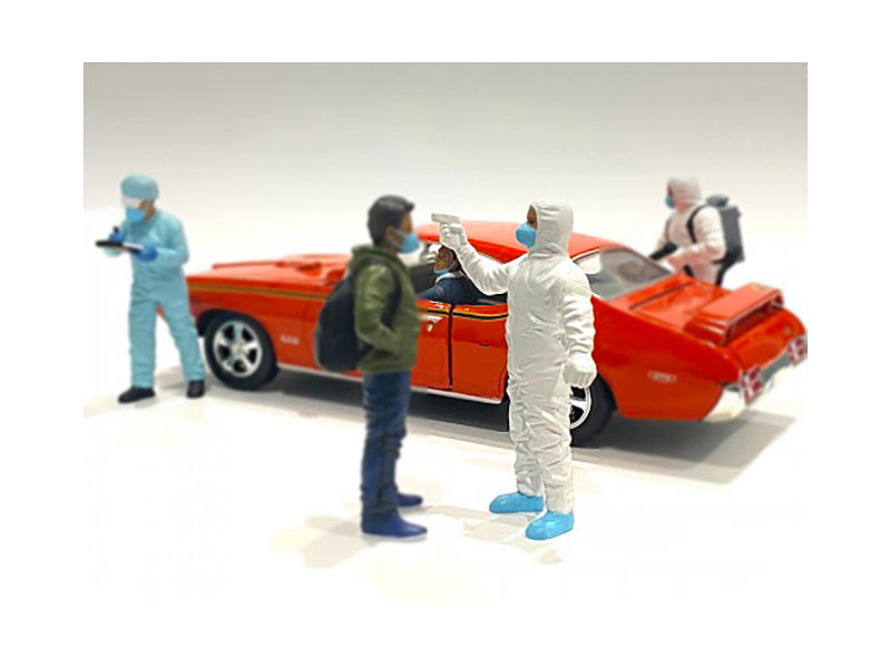 Hazmat Crew Figurine VI for 1/24 Scale Models by American Diorama free shipping USA