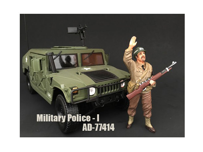 WWII Military Police Figure I For 1:18 Scale Models by American Diorama free shipping USA
