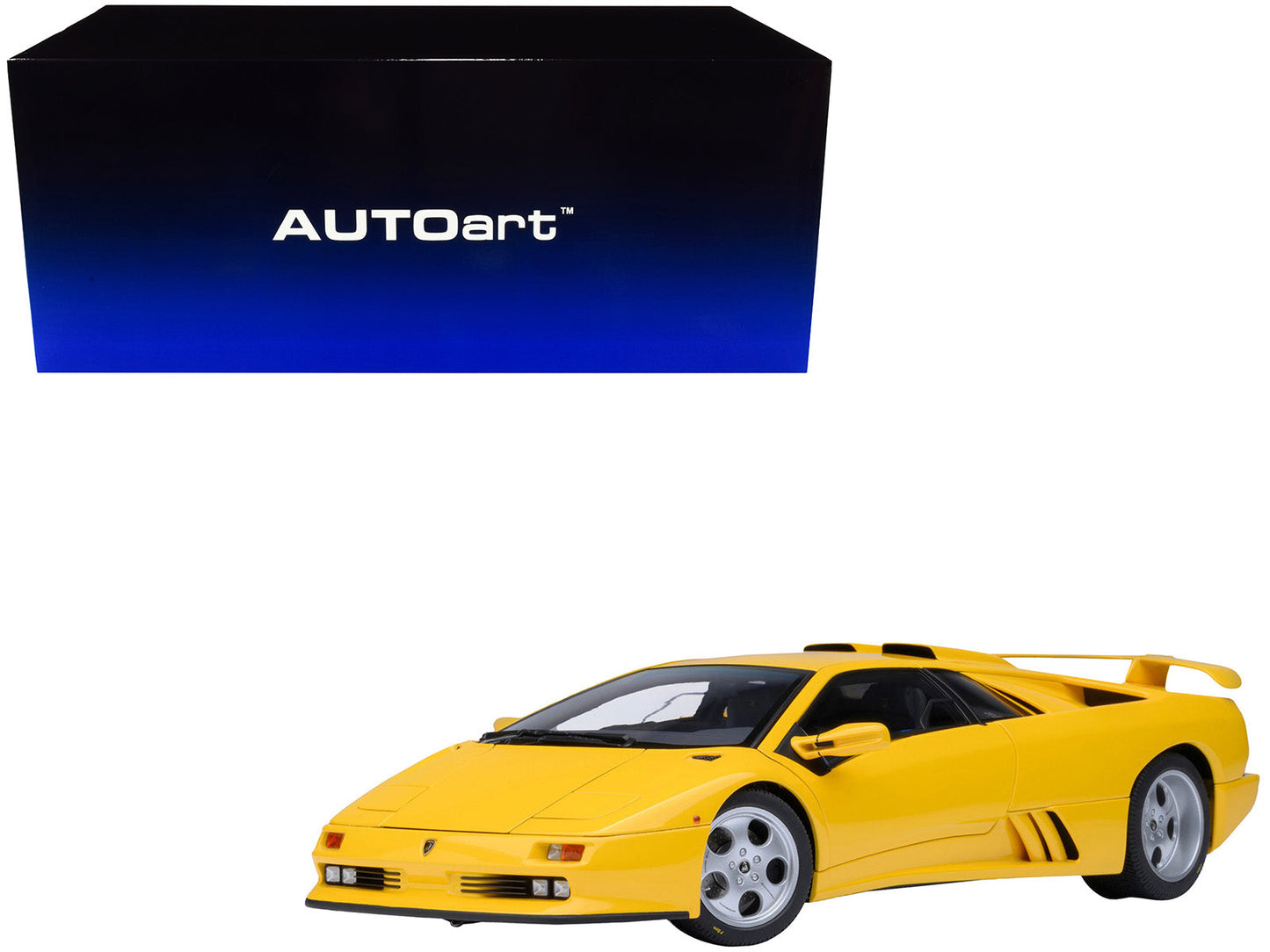 Lamborghini Diablo SE30 Jota Superfly Yellow 1/18 Model Car by Autoart free shipping USA