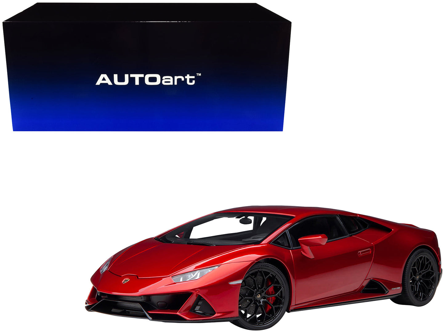 Lamborghini Huracan EVO Rosso Bia Red Metallic 1/18 Model Car by Autoart free shipping USA