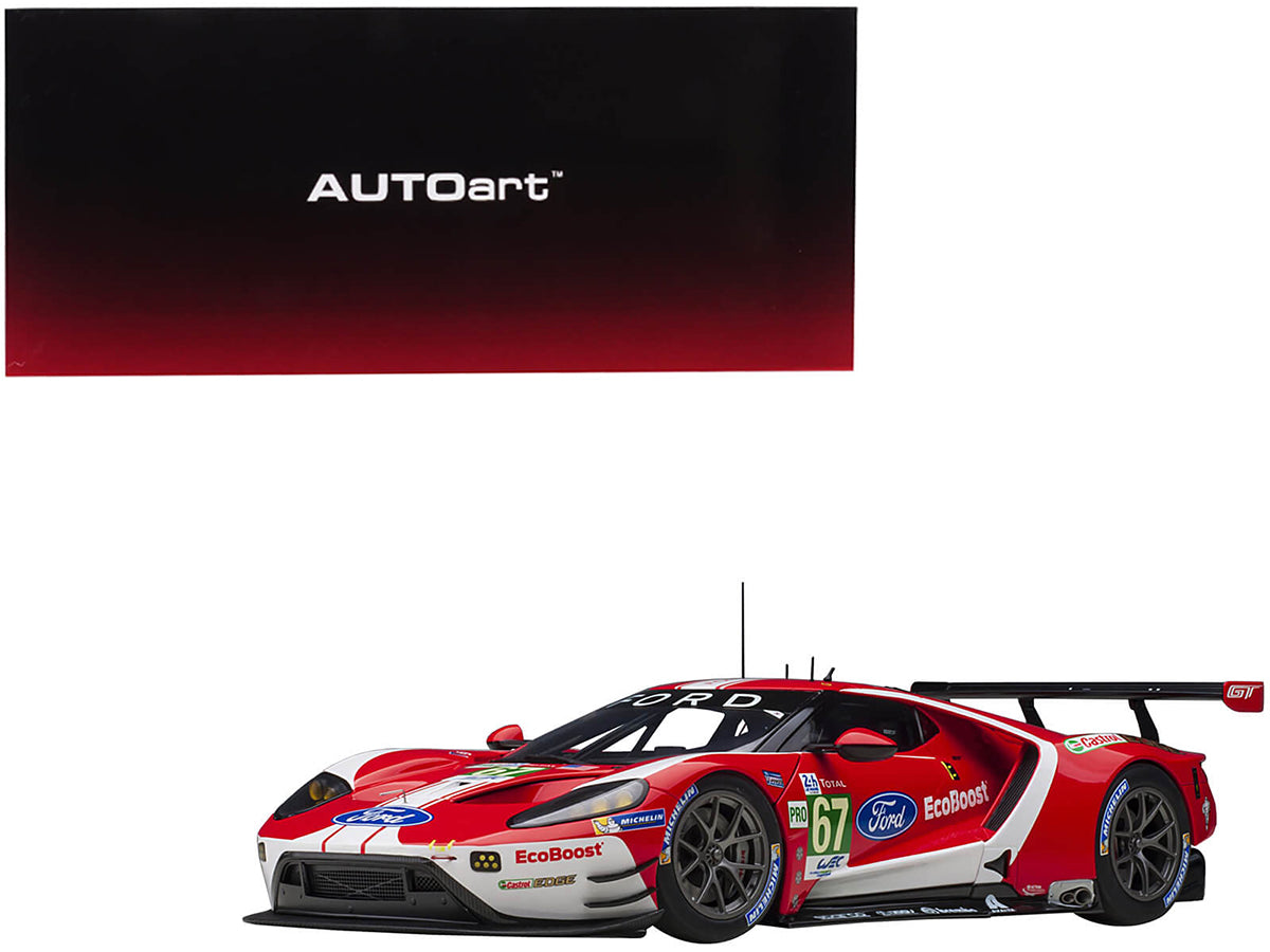 Ford GT #67 Harry Tincknell - Andy Priaulx - Jonathan Bomarito 24H of Le Mans (2019) 1/18 Model Car by Autoart free shipping USA
