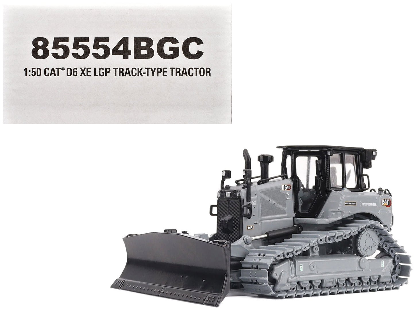 CAT Caterpillar D6 LGP VPAT Track Type Tractor with Operator Gray "Centennial Series" 1/50 Diecast Model by Diecast Masters free shipping USA