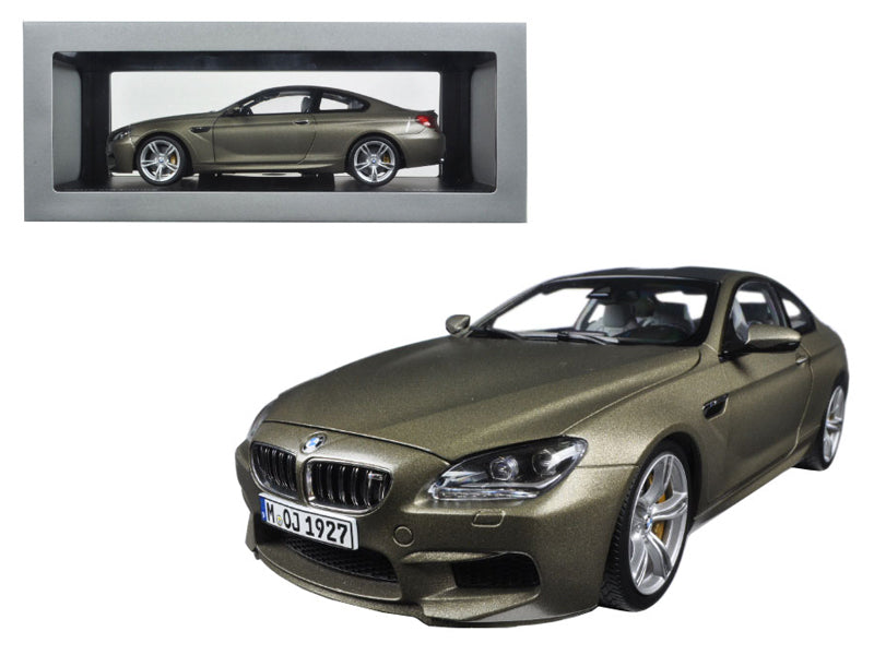 BMW M6 F13M Coupe Frozen Bronze 1/18 Diecast Model Car by Paragon free shipping USA