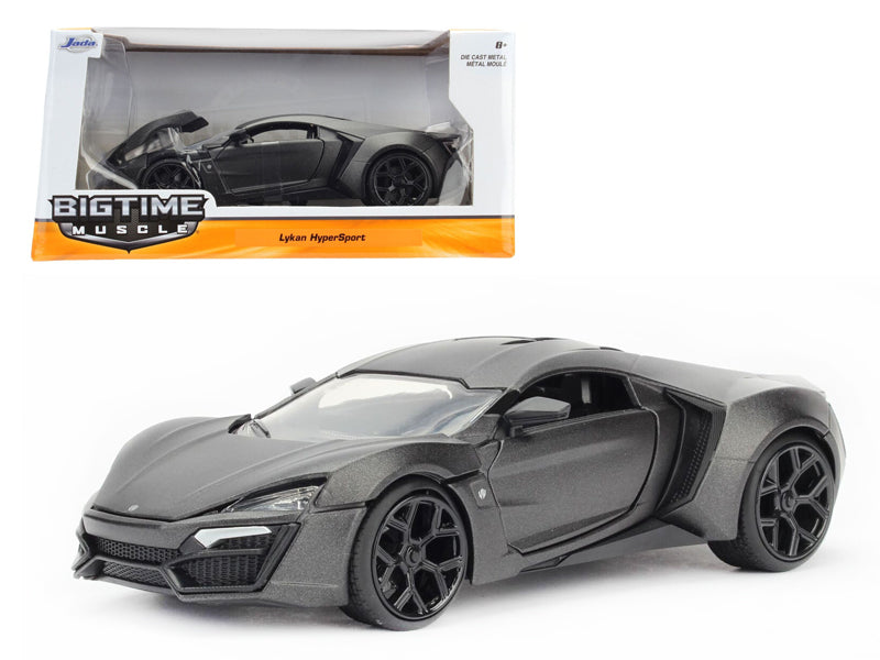 Lykan Hypersport Primer Gray 1/24 Diecast Model Car by Jada free shipping USA