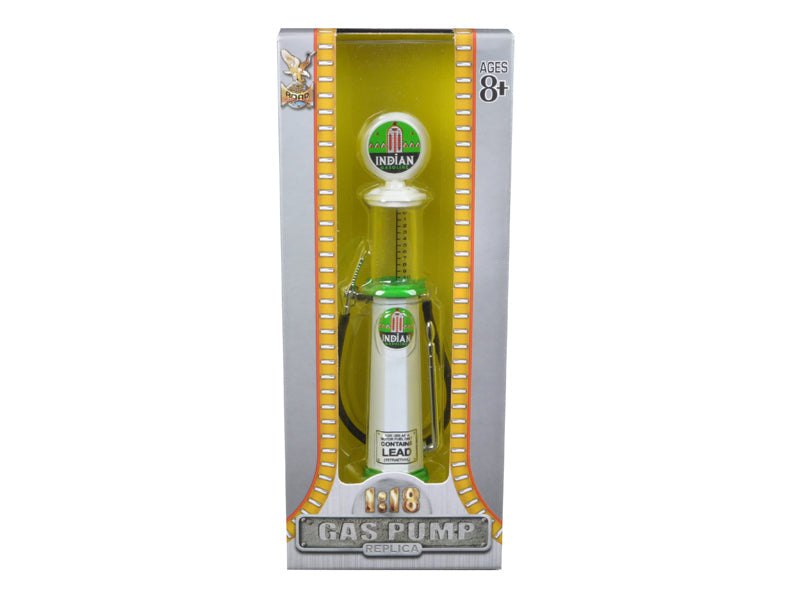 Indian Gasoline Vintage Gas Pump Cylinder 1/18 Diecast Replica by Road Signature free shipping USA