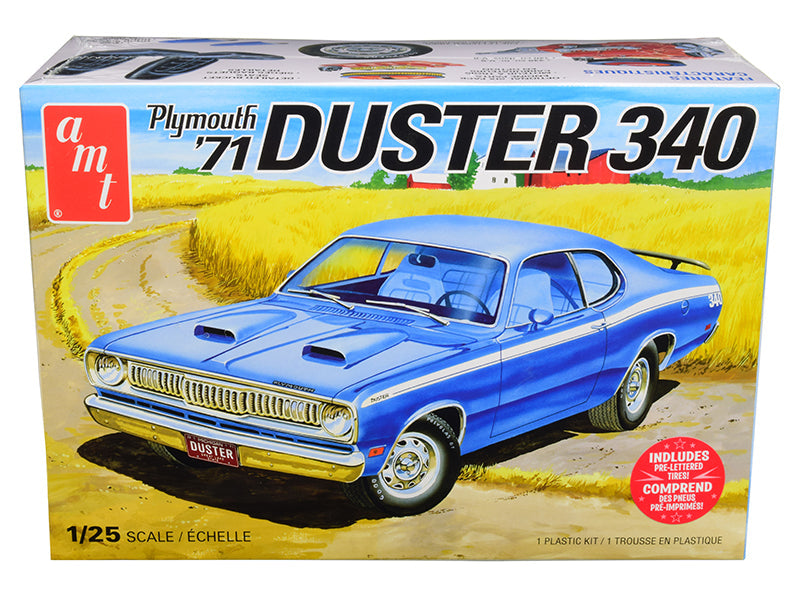 Skill 2 Model Kit 1971 Plymouth Duster 340 1/25 Scale Model by AMT free shipping USA