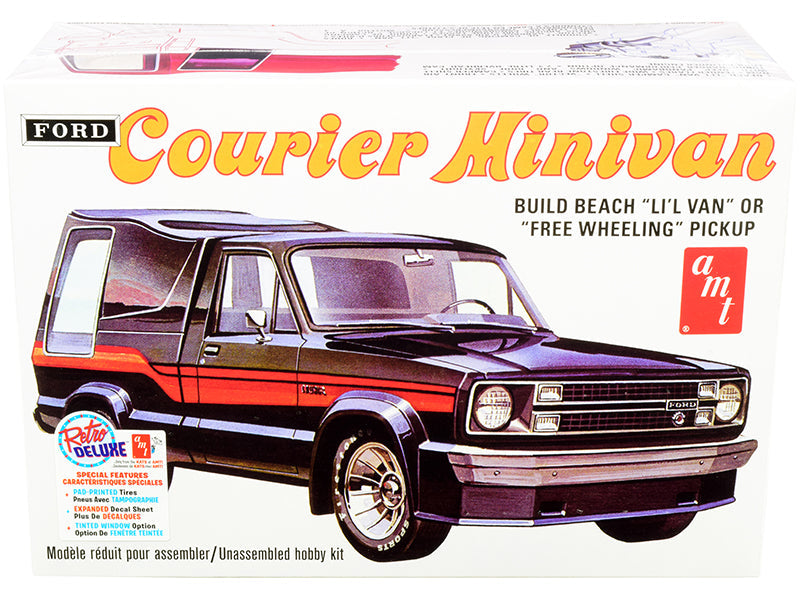 Skill 2 Model Kit 1978 Ford Courier Minivan 2-in-1 Kit 1/25 Scale Model by AMT free shipping USA
