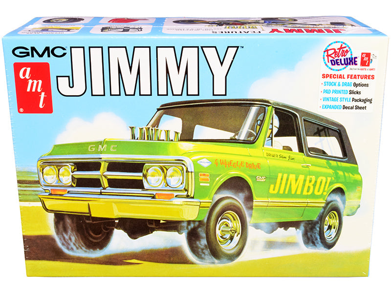 Skill 2 Model Kit 1972 GMC Jimmy Pickup Truck 2-in-1 Kit 1/25 Scale Model by AMT free shipping USA