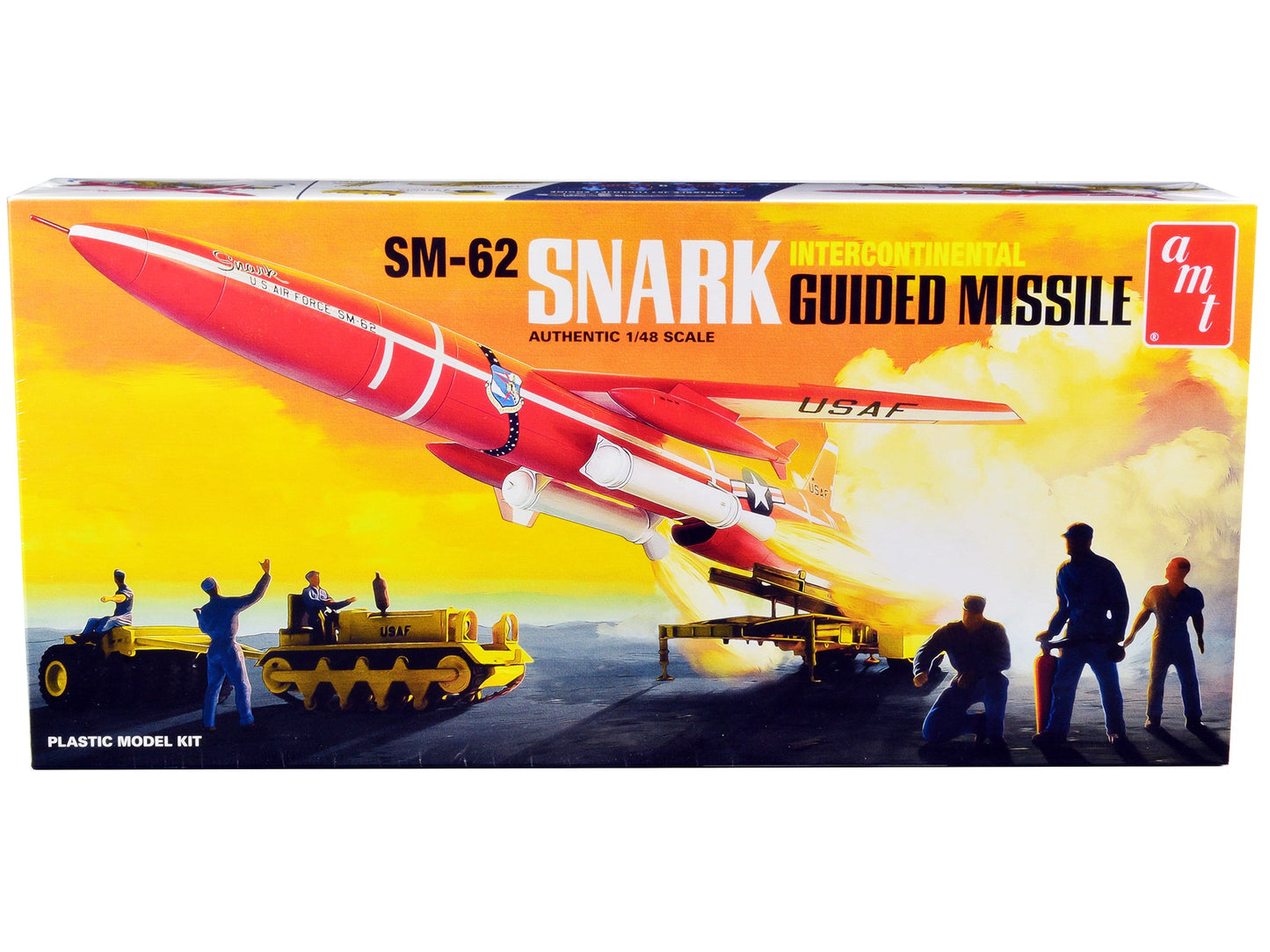 Skill 2 Model Kit Northrop SM-62 Snark Intercontinental Guided Missile 1/48 Scale Model by AMT free shipping USA