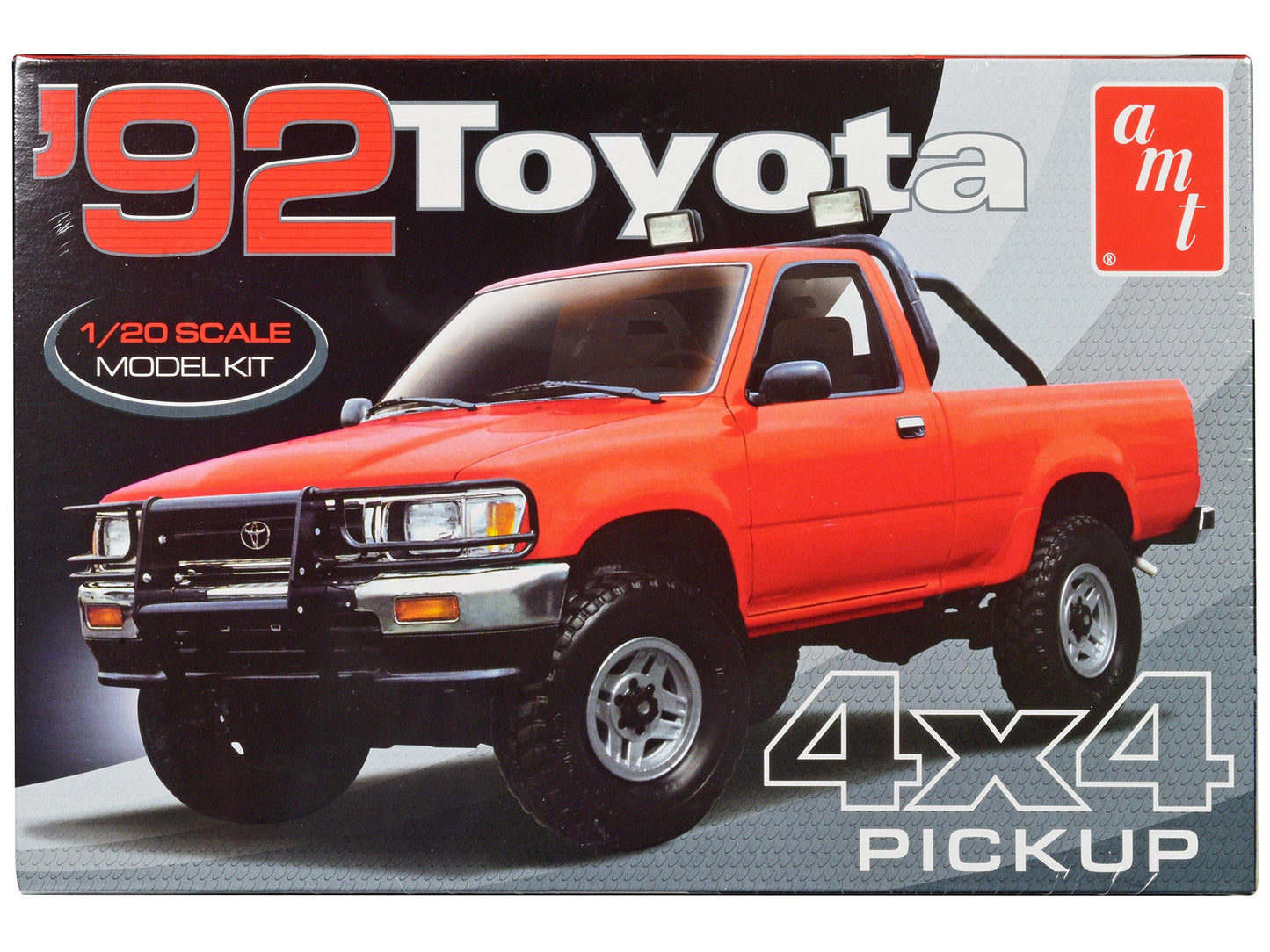 Skill 2 Model Kit 1992 Toyota 4x4 Pickup Truck (2023) 1/20 Scale Model by AMT free shipping USA