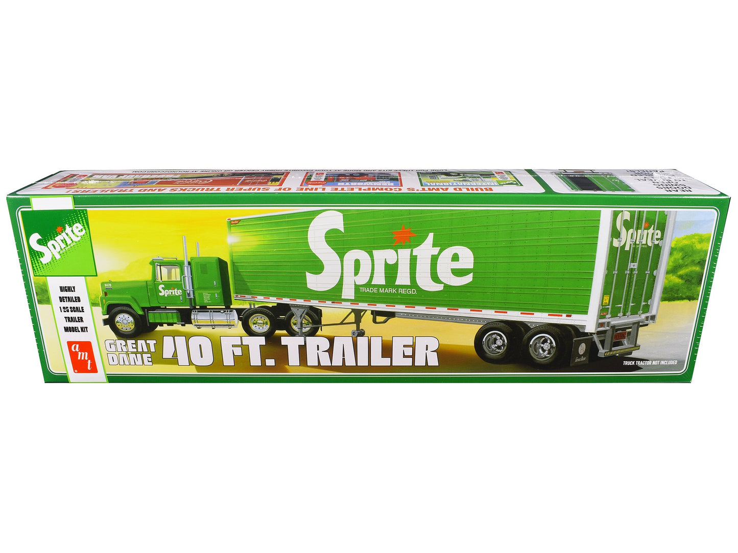Skill 3 Model Kit Great Dane 40' Dry Goods Trailer "Sprite" 1/25 Scale Model by AMT free shipping USA