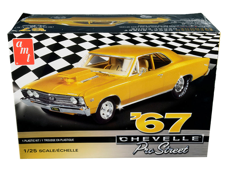 Skill 2 Model Kit 1967 Chevrolet Chevelle Pro Street 1/25 Scale Model by AMT free shipping USA