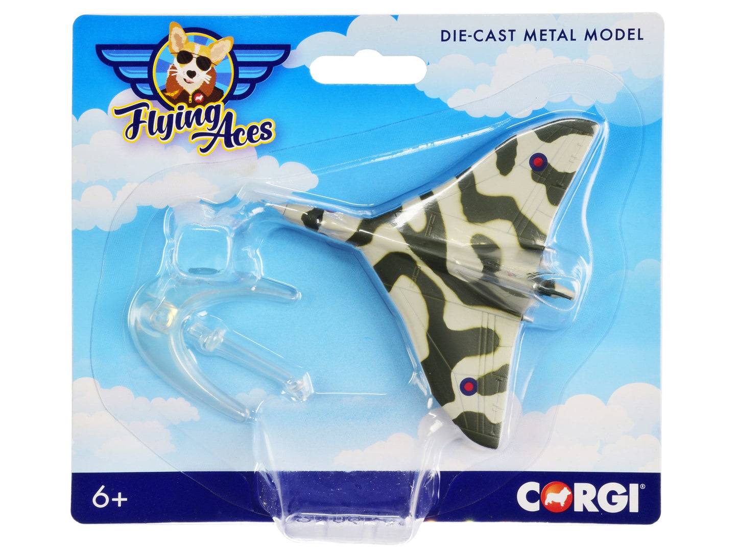 Avro Vulcan Strategic Bomber Aircraft "RAF" "Flying Aces" Series Diecast Model by Corgi free shipping USA