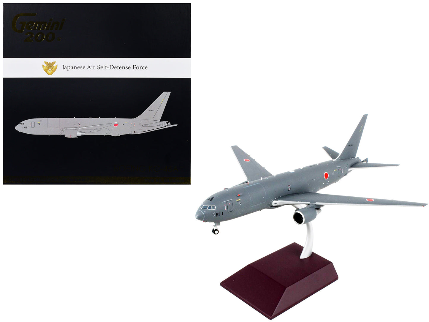 Boeing KC-46A Pegasus Tanker Aircraft "Japan Air Self-Defense Force (JASDF)" Gray "Gemini 200" Series 1/200 Diecast Model Airplane by GeminiJets free shipping USA