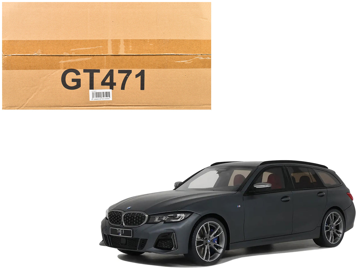 2019 BMW M340i Xdrive M Gray Metallic 1/18 Model Car by GT Spirit free shipping USA