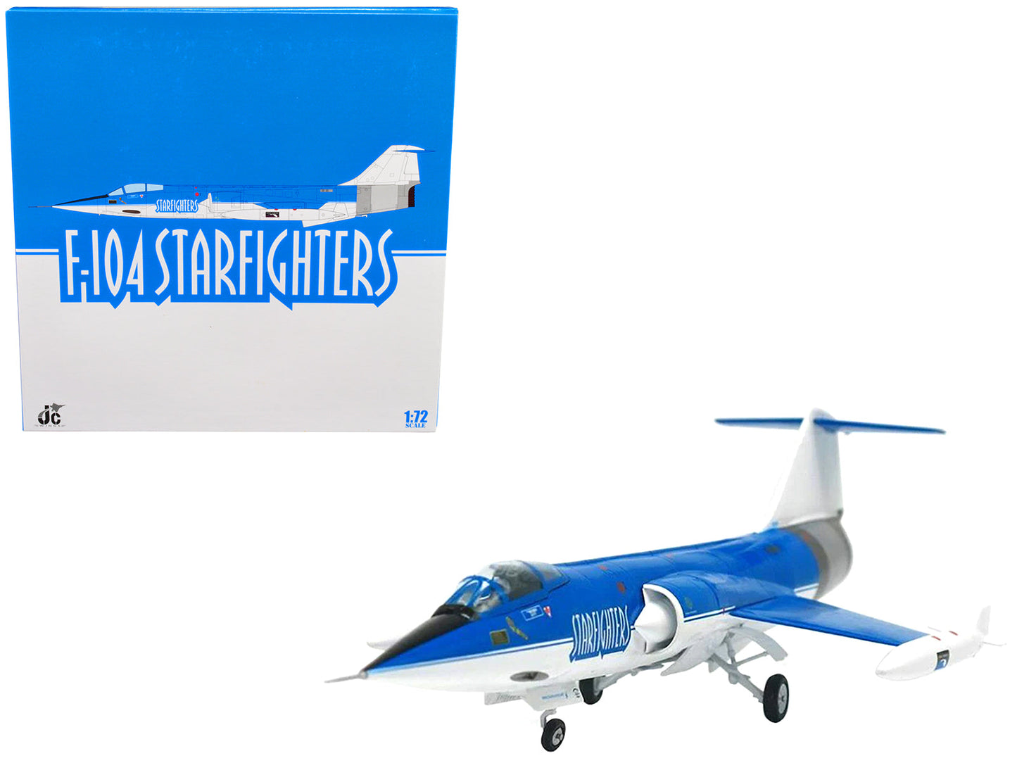 Lockheed F-104S Starfighter Aircraft "Starfighters Aerospace Aerobatics Team" (2012) 1/72 Diecast Model by JC Wings free shipping USA