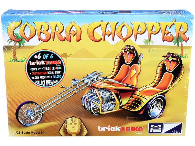 Skill 2 Model Kit Cobra Chopper "Trick Trikes" Series 1/25 Scale Model by MPC free shipping USA