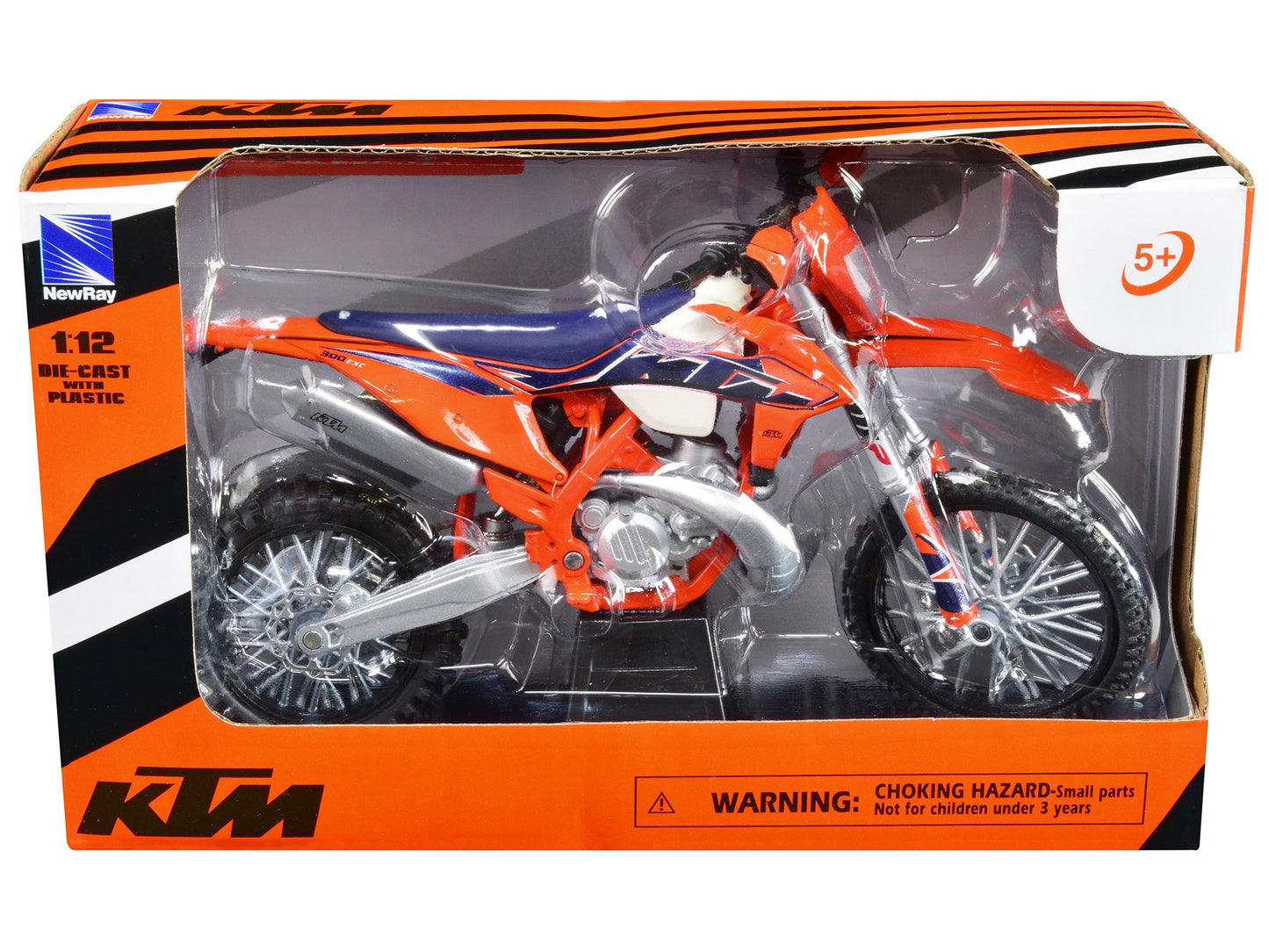 KTM 300 EXC-TPI Enduro Dirt Bike Motorcycle Orange 1/12 Diecast Model by New Ray free shipping USA