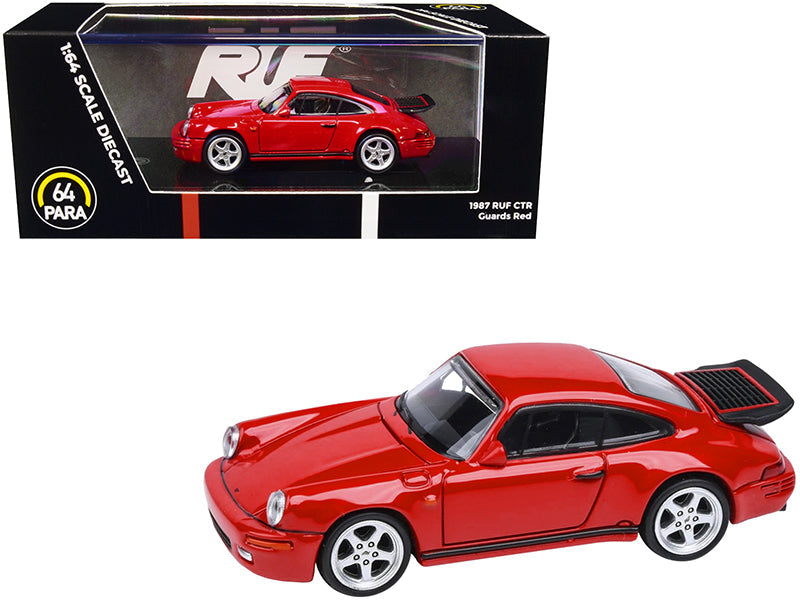 1987 RUF CTR Guards Red 1/64 Diecast Model Car by Paragon Models free shipping USA