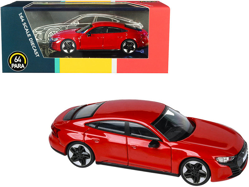 Audi RS e-tron GT Tango Red 1/64 Diecast Model Car by Paragon free shipping USA