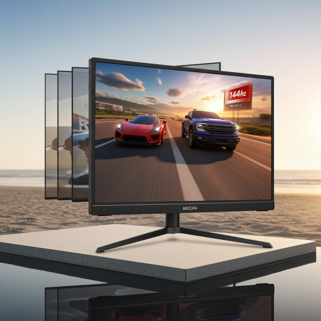 16.1" Portable Gaming Monitor – 144Hz, 1080P FHD IPS, USB-C & Mini HDMI, Compatible with PS5, Xbox, Steam Deck & Laptop
