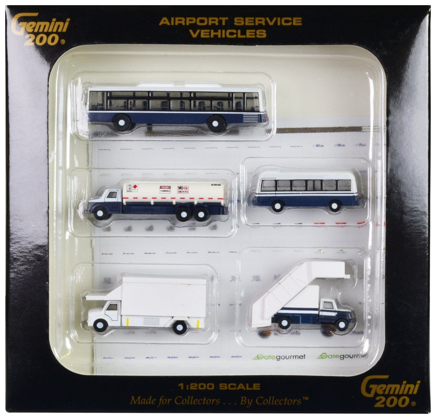 Airport Service Vehicles Set of 5 pieces "Gemini 200" Series Diecast Models by GeminiJets free shipping USA