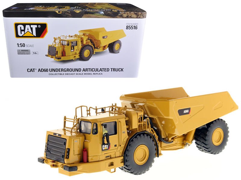 CAT Caterpillar AD60 Articulated Underground Truck with Operator "High Line Series" 1/50 Diecast Model by Diecast Masters free shipping USA