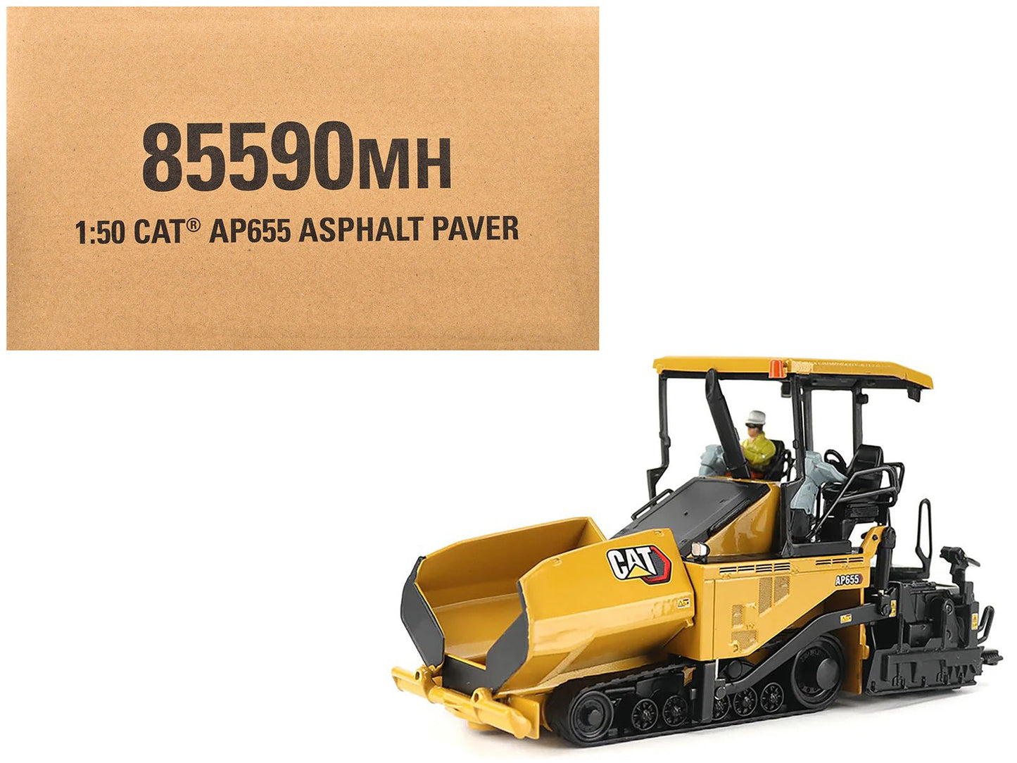 CAT Caterpillar AP655F Asphalt Paver Yellow "Core Classics" Series 1/50 Diecast Model by Diecast Masters free shipping USA